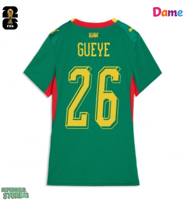 Senegal Pape Gueye #26 Replika Udebanetrøje Dame VM 2026 Kortærmet
